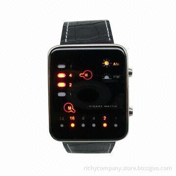 LED watch with PU band